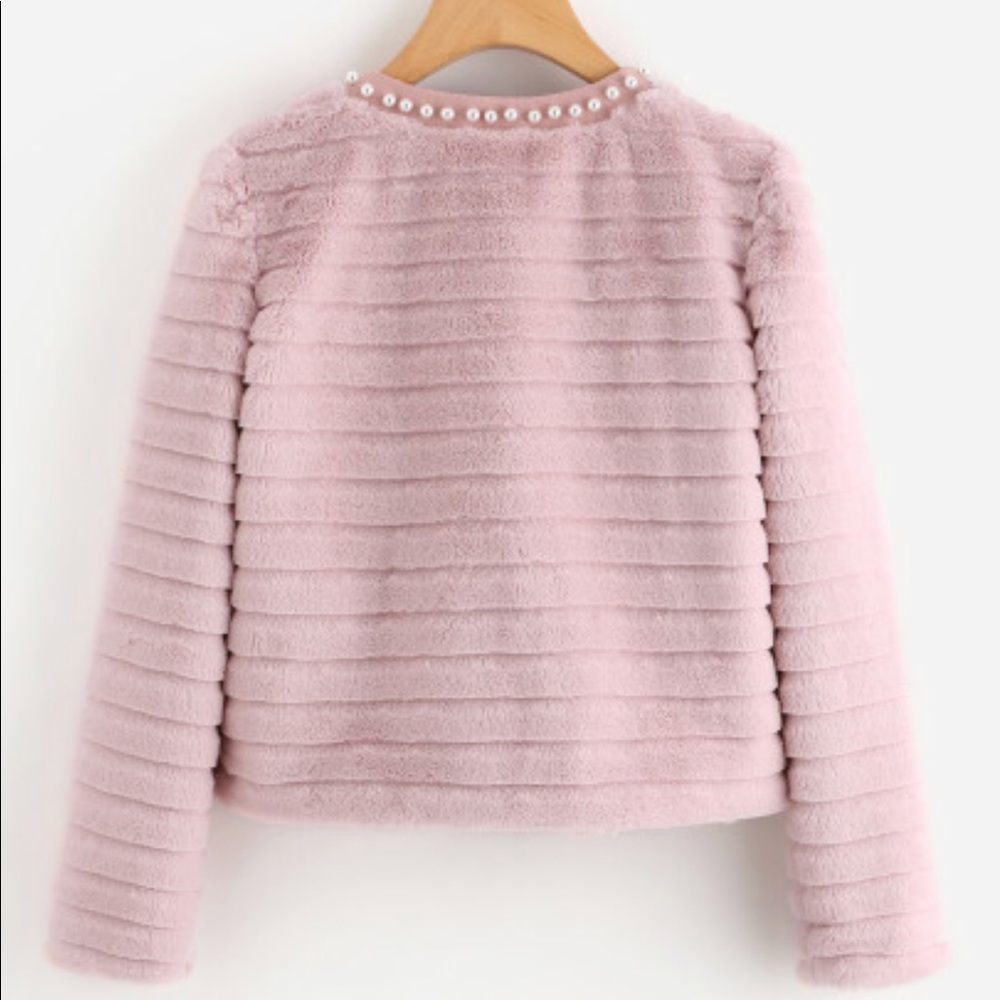 Pink fur jacket - Picture 2 of 3